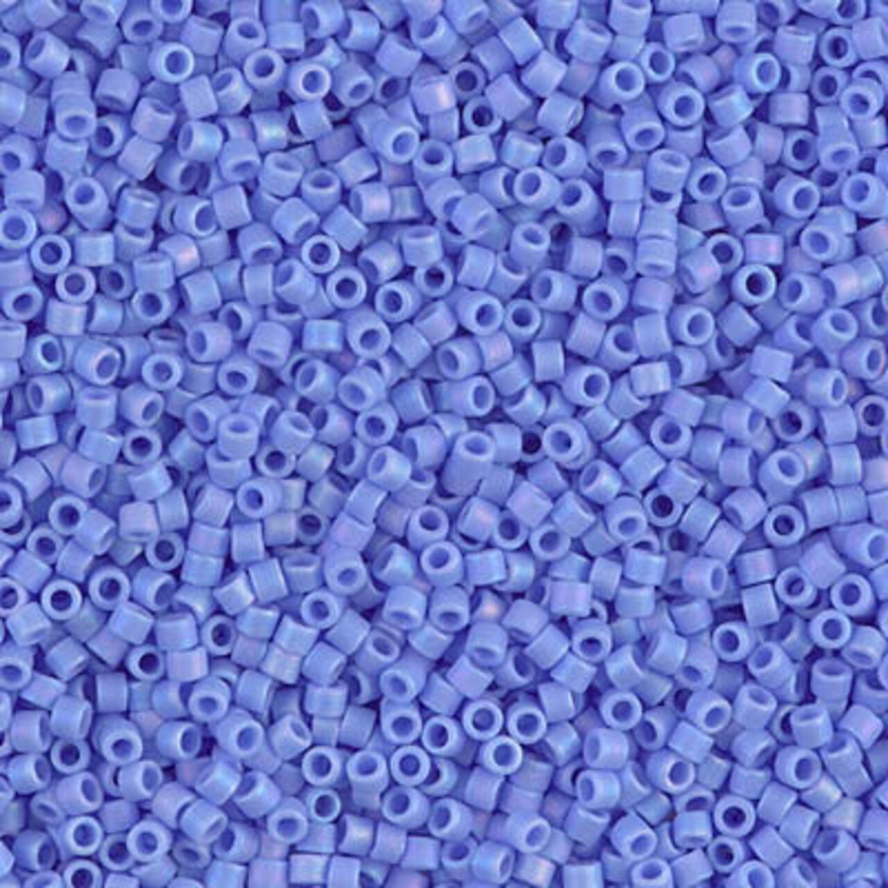 Miyuki Delica Bead 11/0, DB0881, Matte Opaque Periwinkle AB, 5 grams